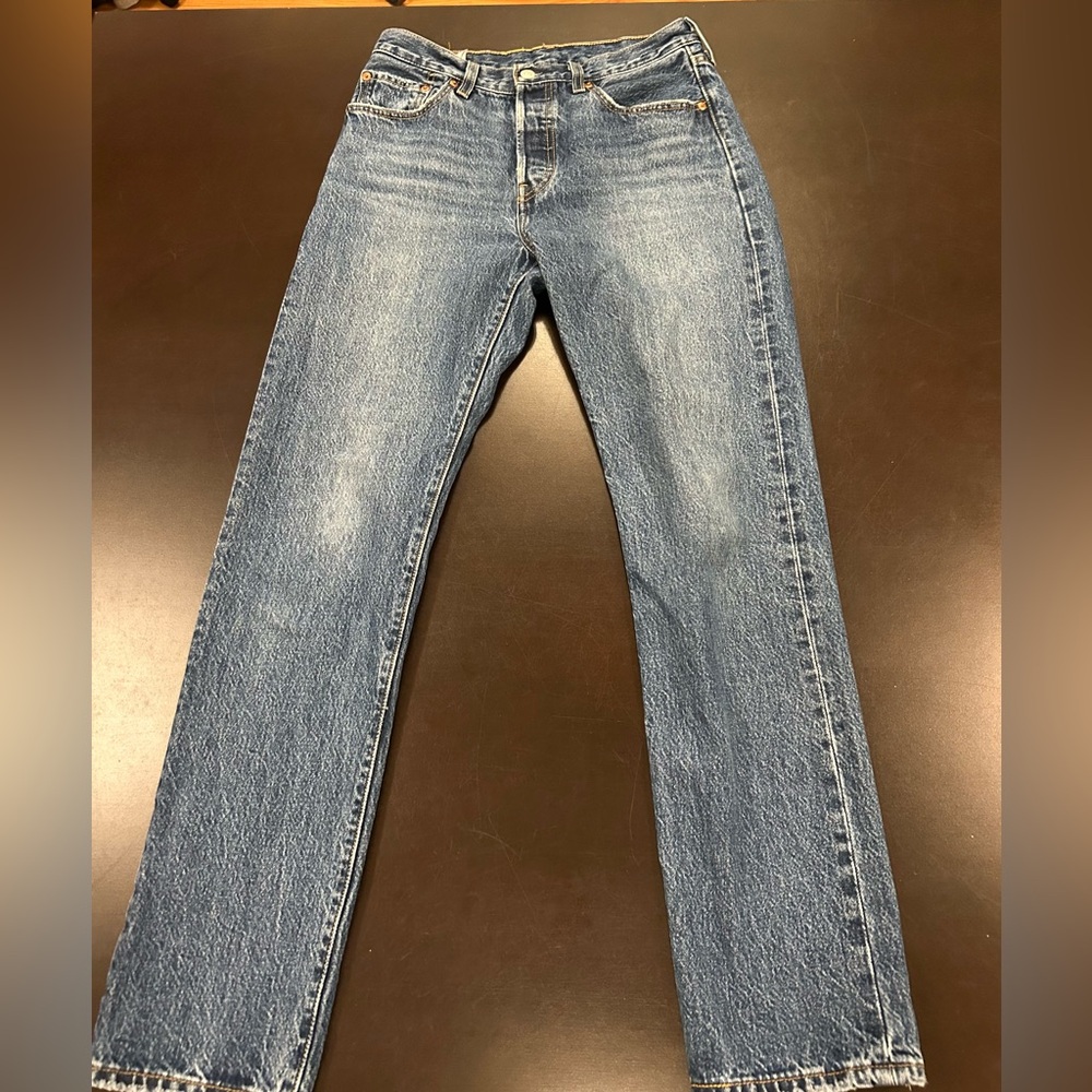 Levis 501 premium button fly jeans